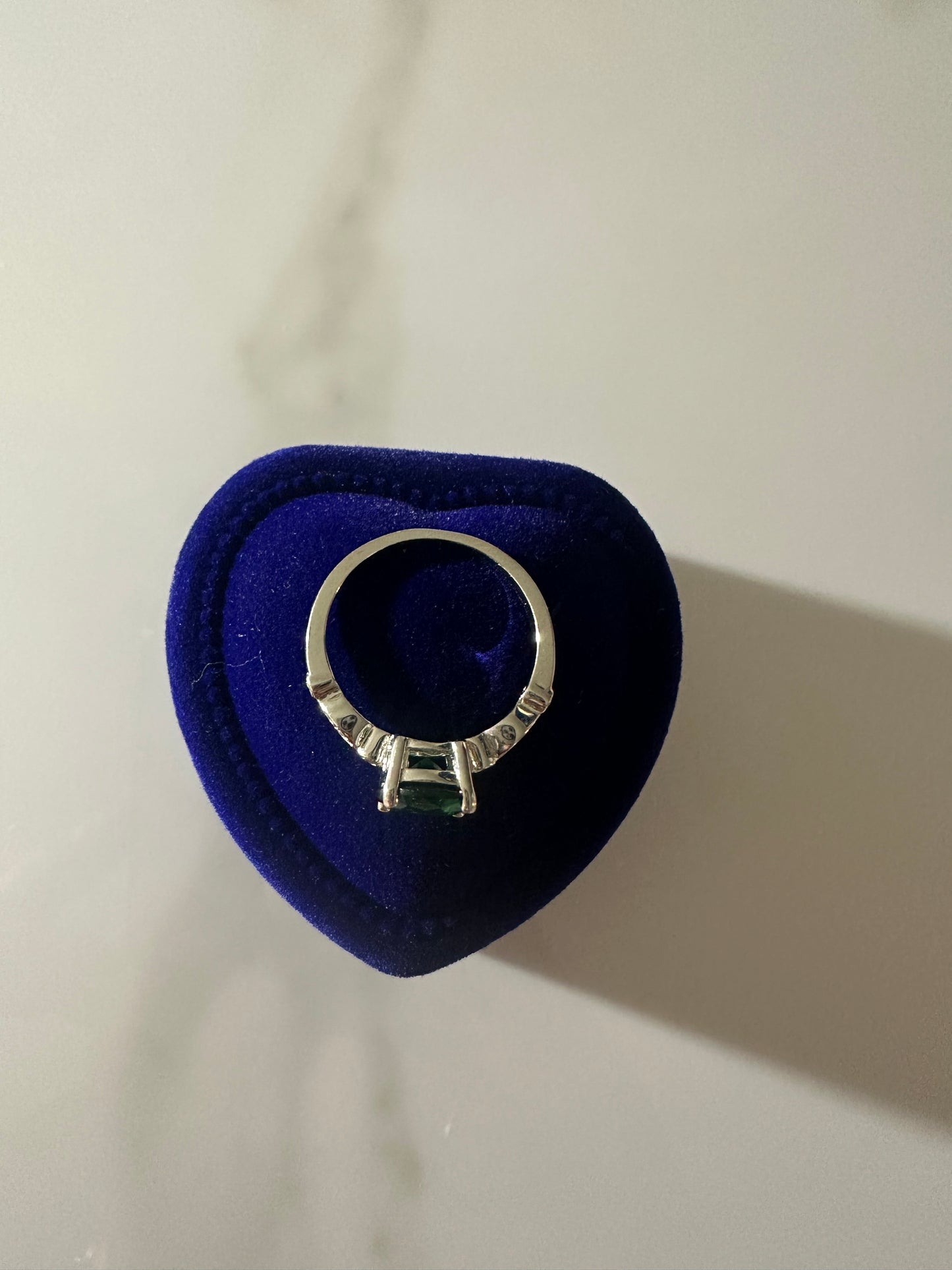 Anillo Verde Esmeralda
